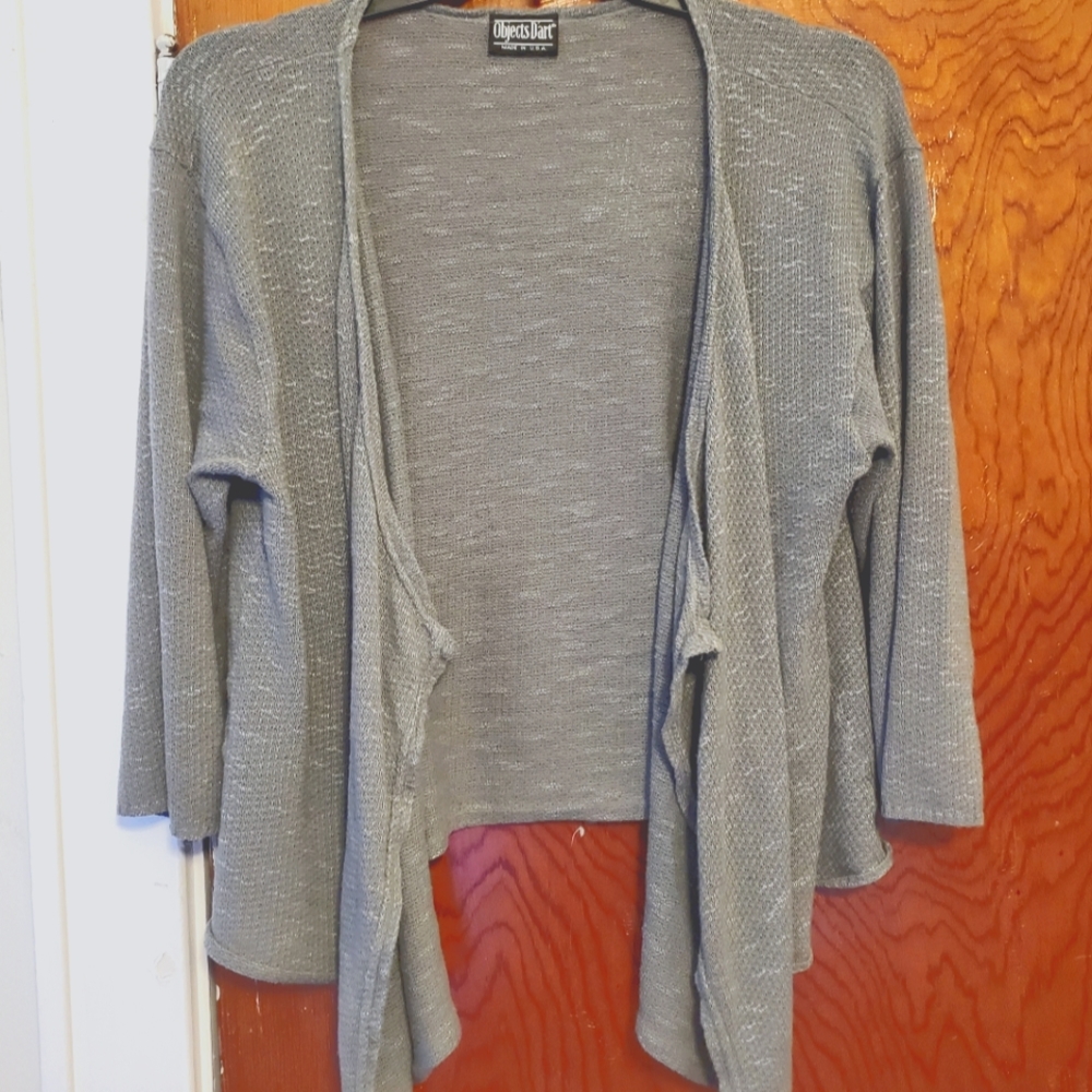 Grey Pull On Sweater, Size 1X
